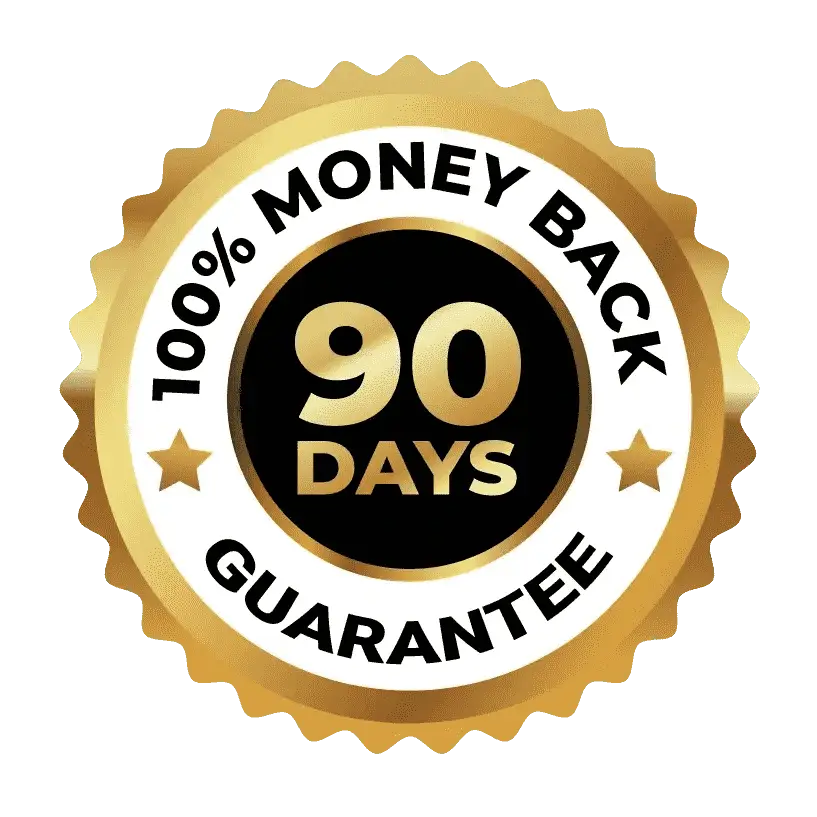 Myco Max 90-day money-back guarantee seal